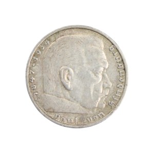 5 Reichsmark 1936 A - Paul von Hindenburg A