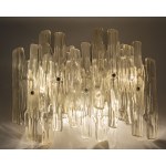 Side lamp—wall sconce, acrylic, 4 light sources.