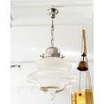 Lustre en verre, Italie.