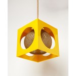 Lampa wisząca w stylu Space Age projektu Richarda Essiga z lat 70, Niemcy.