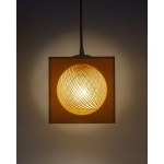 Lampa wisząca w stylu Space Age projektu Richarda Essiga z lat 70, Niemcy.