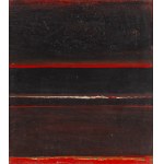 Teresa Panasiuk (1938, Warsaw – 2021), "Black Landscape," 1976