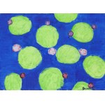 Tadeusz Dominik (1928, Szymanów – 2014, Warsaw), "Water Lilies," 2011