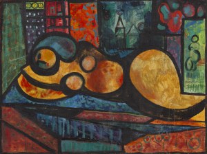 Ewa Kuryluk (ur. 1946, Kraków), Akt kobiecy, około 1969