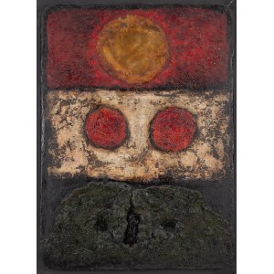 Andrzej Urbanowicz (1938 Vilnius – 2011 Szklarska Poręba), „Slnko a oči priestoru nad jaskyňou“, 1964