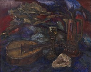 Wanda Wedecka (1919 - 2011 ), Martwa natura, 1992