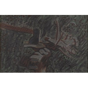 Wacław Taranczewski (1903 Czarnków – 1987 Krakau), „Stillleben mit Axt“