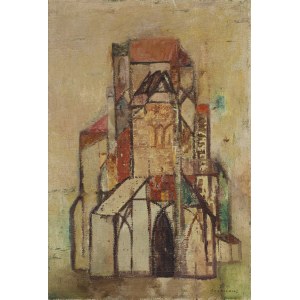 Władysław Jackiewicz (1924, Podgrodzie, Vilnius Region – 2016, Gdańsk), The Cathedral, 1959