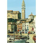 Andrzej Adam Sadowski (1946, Łódź – 2016), “Port in Piran,” 1980/81