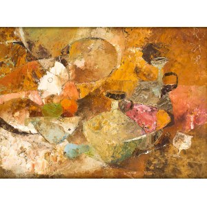 Ryszard Zając (1929, Kosów - 2016, Varsovie), « Nature morte », 1968