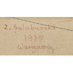 Zdzisław Salaburski (1922, Częstochowa – 2006, Warsaw), Structural Composition, 1975