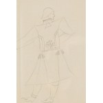 Stanisław Szukalski (1893, Warta near Sieradz – 1987, Los Angeles), Costume sketch, ca. 1960