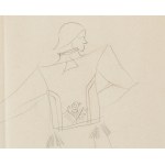 Stanisław Szukalski (1893, Warta near Sieradz – 1987, Los Angeles), Costume sketch, ca. 1960