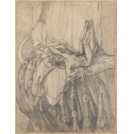 Stefan Żechowski (1912, Książ Wielki near Miechów – 1984, Książ Wielki near Miechów), "Fear," 1930s (?)