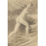 Stefan Żechowski (1912, Książ Wielki near Miechów – 1984, Książ Wielki near Miechów), In the Meadow, 1939