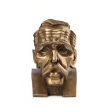 Czesław Kiełbiński (1908, Majdan near Zamość – 1992, Kraków), "Head 1" (portrait of the artist