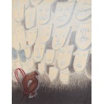 Marian Konarski (1909, Chrzanów – 1998, Kraków), "Masks," 1961