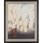 Marian Konarski (1909 Chrzanów - 1998 Kraków), Maski, 1961