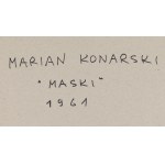 Marian Konarski (1909 Chrzanów - 1998 Kraków), Maski, 1961