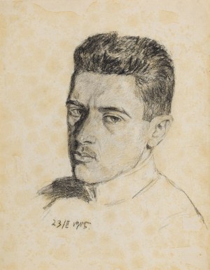 Marian Ruzamski (1889 - 1945), Portret męski, 1905