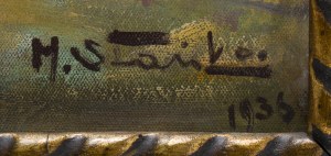 Michał Stańko (1901 Sosnowiec - 1969 Zakopane), Góralskie szałasy, 1936
