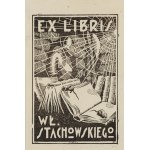 Wacław Boratyński (1908, Ryglice near Tarnów – 1939, Lviv), Ex libris by Władysław Stachowski, 1935