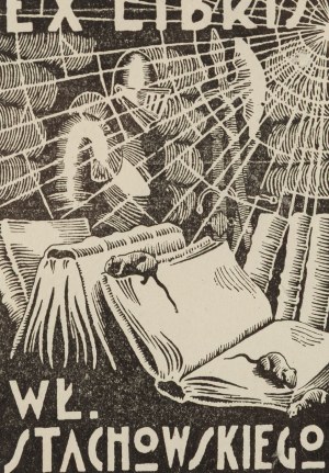 Wacław Boratyński (1908 Ryglice k. Tarnowa - 1939 Lwów), Ex libris Władysława Stachowskiego, 1935