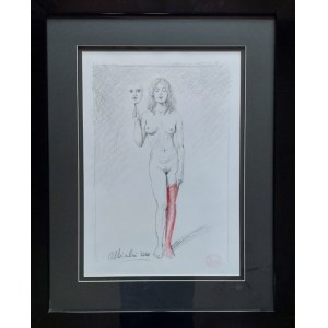 Rafał Olbiński, Queen of Hearts, 2020