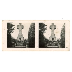 Gorlice - German mountain infantrymen laying wreaths at the large war cemetery, 1915 (483)