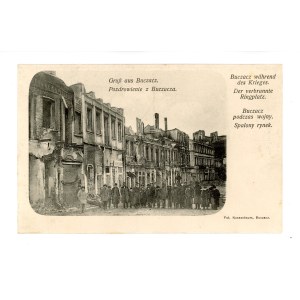 Buczacz - War, Burnt Market Square (770)