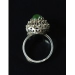 Wild Strawberry Ring with Jade, Warmet Resovia (105)