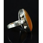 Amber ring, original design (106)