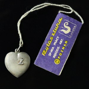 Heart-Shaped Pendant with Original Tag, Rytosztuka (116)
