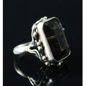 Ring with a gray stone, ORNO (124)