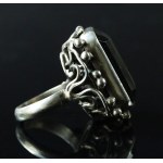 Ring with a gray stone, ORNO (124)