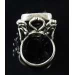 Ring with a gray stone, ORNO (124)