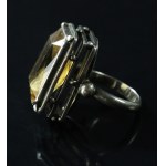 Ring with a yellow stone, ORNO (133)