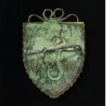 Brooch - a gorget featuring the Warsaw Mermaid, original design (134)