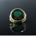 Ring with blue agate, Warmet (153)