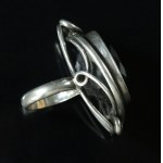 A chunky ring with a gray stone, ORNO (156)