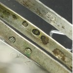 Set of 4 bracelets from various manufacturers, silver (201)