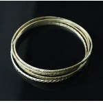 Set of 4 bracelets from various manufacturers, silver (201)