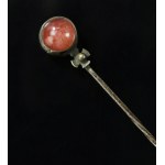 Tie pin with rose quartz, ORNO (232)