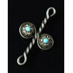 Brooch with turquoise, diamonds, and gold settings, Zaremscy (237)