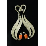 Openwork pendant with coral, Imago Artis (257)