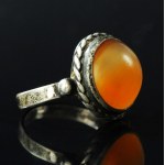 Amber ring, item no. M6 (258)