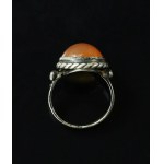 Amber ring, item no. M6 (258)