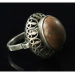 Ring with a brown stone, Warmet (263)