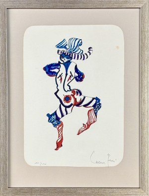 Leonor Fini (1907-1996), Z cyklu graficznego zatytułowanego „Les Chats” (Koty) 1978