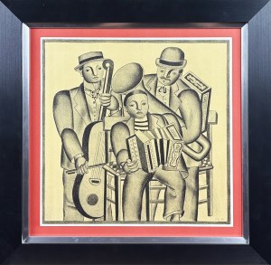 Fernand LEGER (1881 - 1955), Muzykanci (Les Musiciens), 1975 (1920)